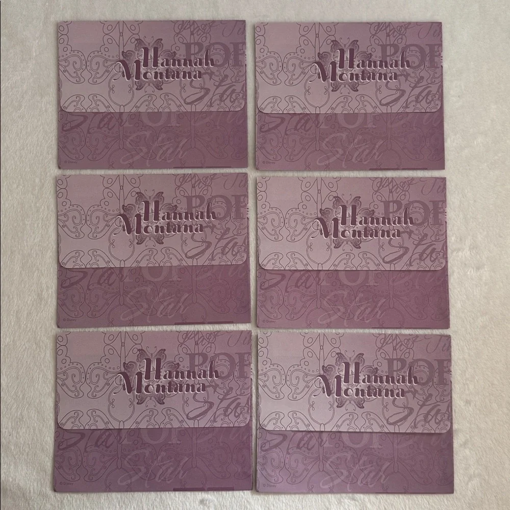 {NEW} Disney | 2009 Hannah Montana Photo Note Cards & Envelopes Set of 6